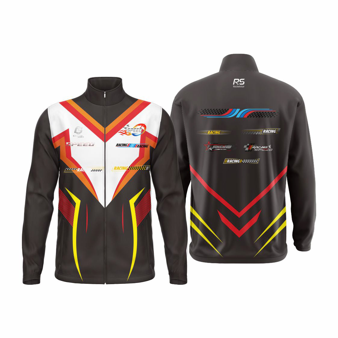 rocketstar sublimated karting  jacket