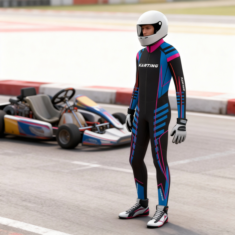 kartsuit sublimation karting skinsuits custom karting AeroSuit