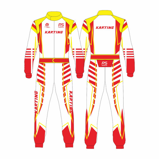 sublimated karting racing suit custom