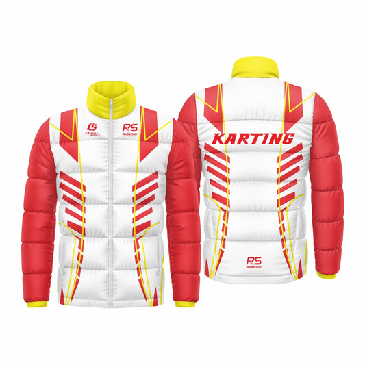 karting teamwaer puffy jacket custom