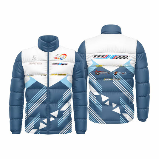 sublimated karting puffy down jacket